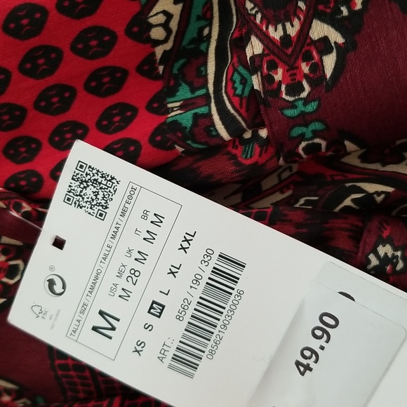 nwt Zara Long Sleeve Pullover Dress - Picture 9 of 9